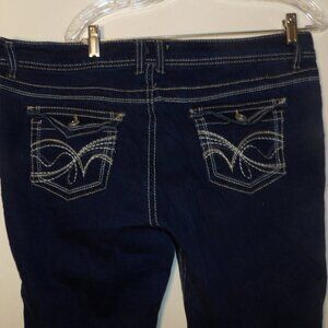 GUC Get A Grip Mid Rise Straight Leg Jeans Jrs Sz 17